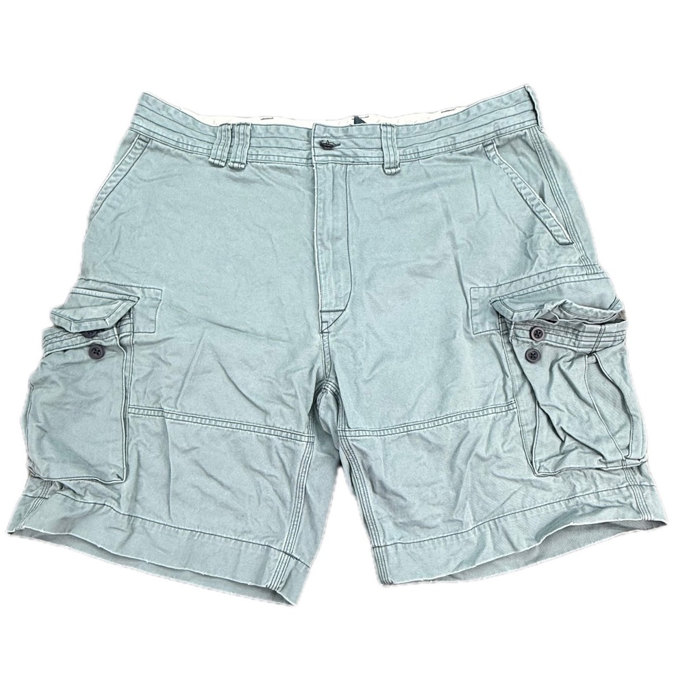 Polo Ralph Lauren Cargo‎ Shorts Mens 42 Green Cotton Twill Utility Classic Fit